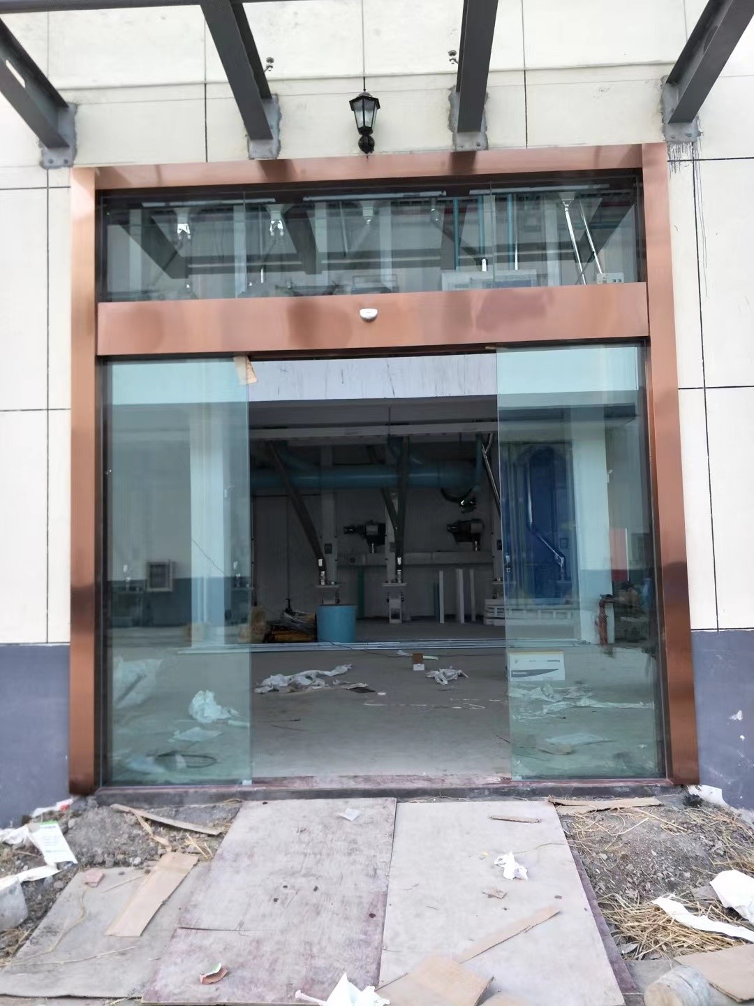 建邺区玻璃伸缩门