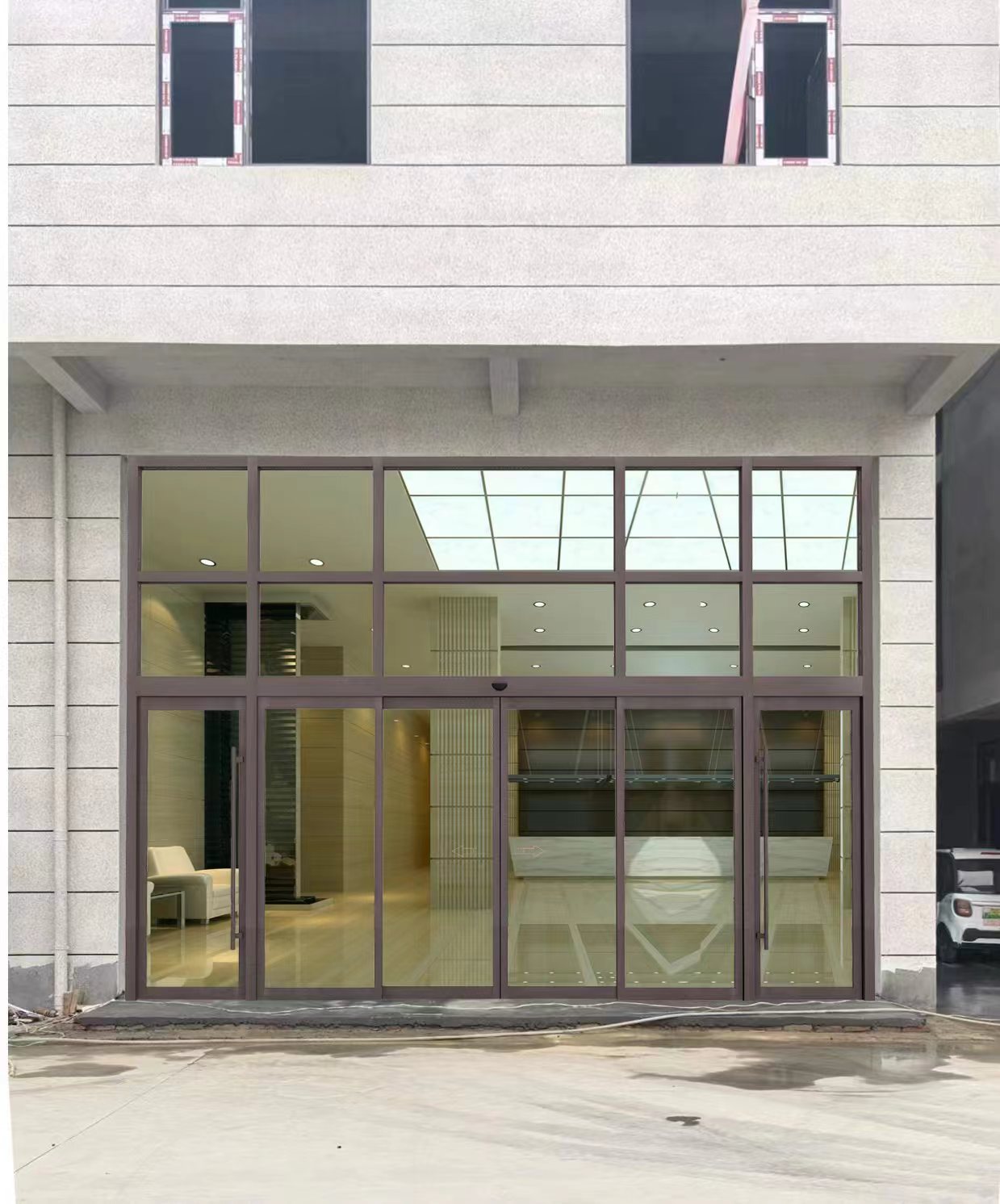 建邺区玻璃伸缩门